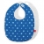 Lätzchen mit Namen Baby Sterne in blau (Geburtsgeschenk, Erstaustattung, personalisiert, individualisiert) - 