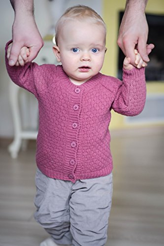 100% weicher Merinowolle Pullover Größe 62cm, natürlich, umweltfreundlich und antiallergische Bekleidungs NORD SNOW in Europa (80, Rosa) - 