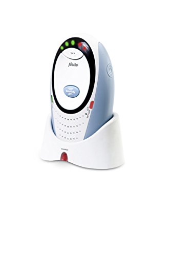 Alecto DBX-85 ECO, Digitales Audio Eco Dect Babyphone (100% störungsfrei, Gegensprechanlage, Weiß) - 
