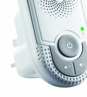 Motorola MBP 8 - Digitales Audio Babyphone mit DECT-Technologie und bis zu 50 Meter Reichweite, weiß - 