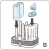 NUK - Vario Express Dampf-Sterilisator für bis zu 6 Flaschen, Sauger und Zubehör - 